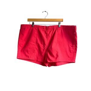 Atlantic Horizons Vintage 80s Men's Drawstring Gym Shorts Red Size XL 42in Waist